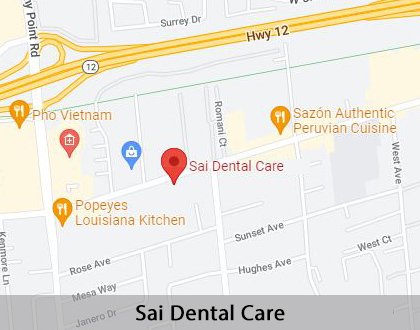 Map image for Dental Services in Santa Rosa, CA